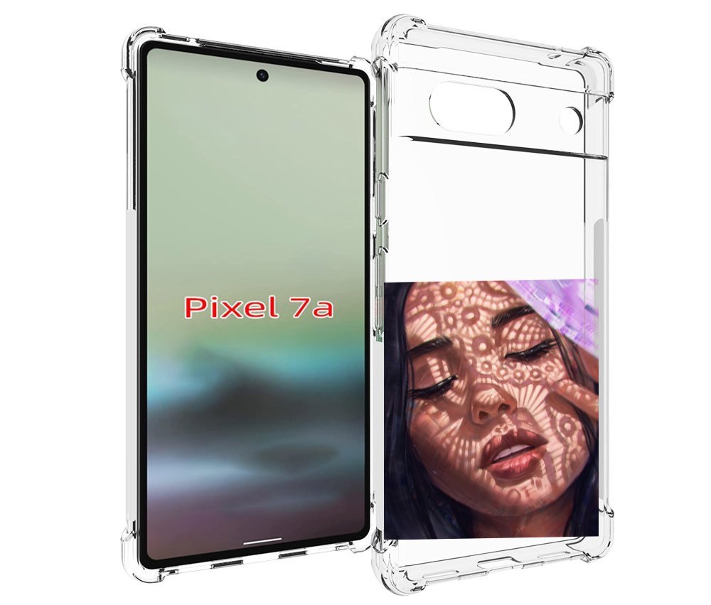 

Чехол MyPads девушка-под-кружевами женский для Google Pixel 7A, Tocco