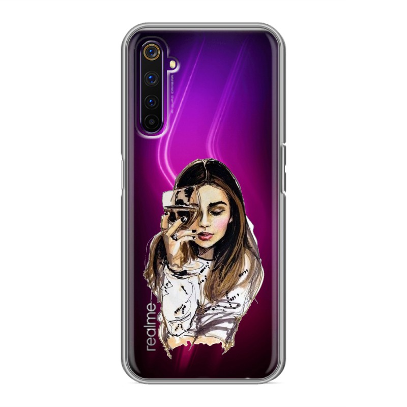 

Прозрачный чехол для Realme 6 Pro, 75889