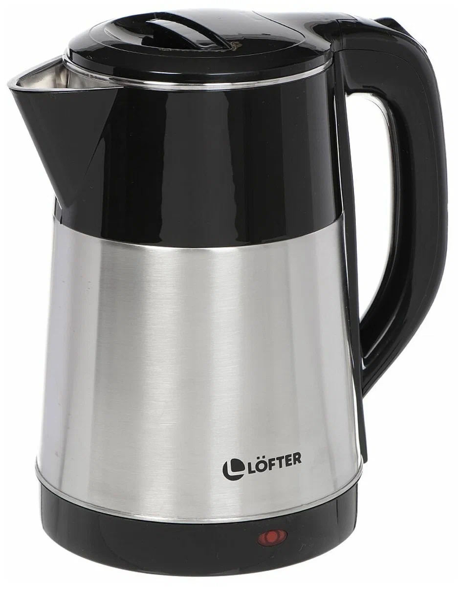 фото Чайник электрический lofter f01 2.2 л black/silver