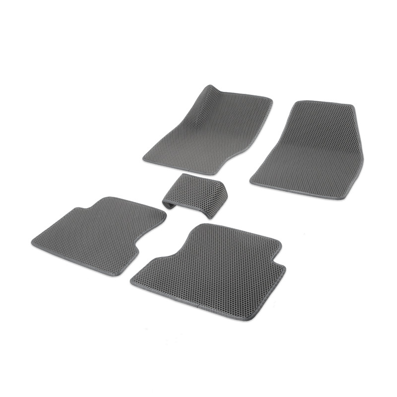 

Комплект ковриков в салон с 3D лапкой ЭВА CellMat Мерседес Бенц C W203, серый, C-Class