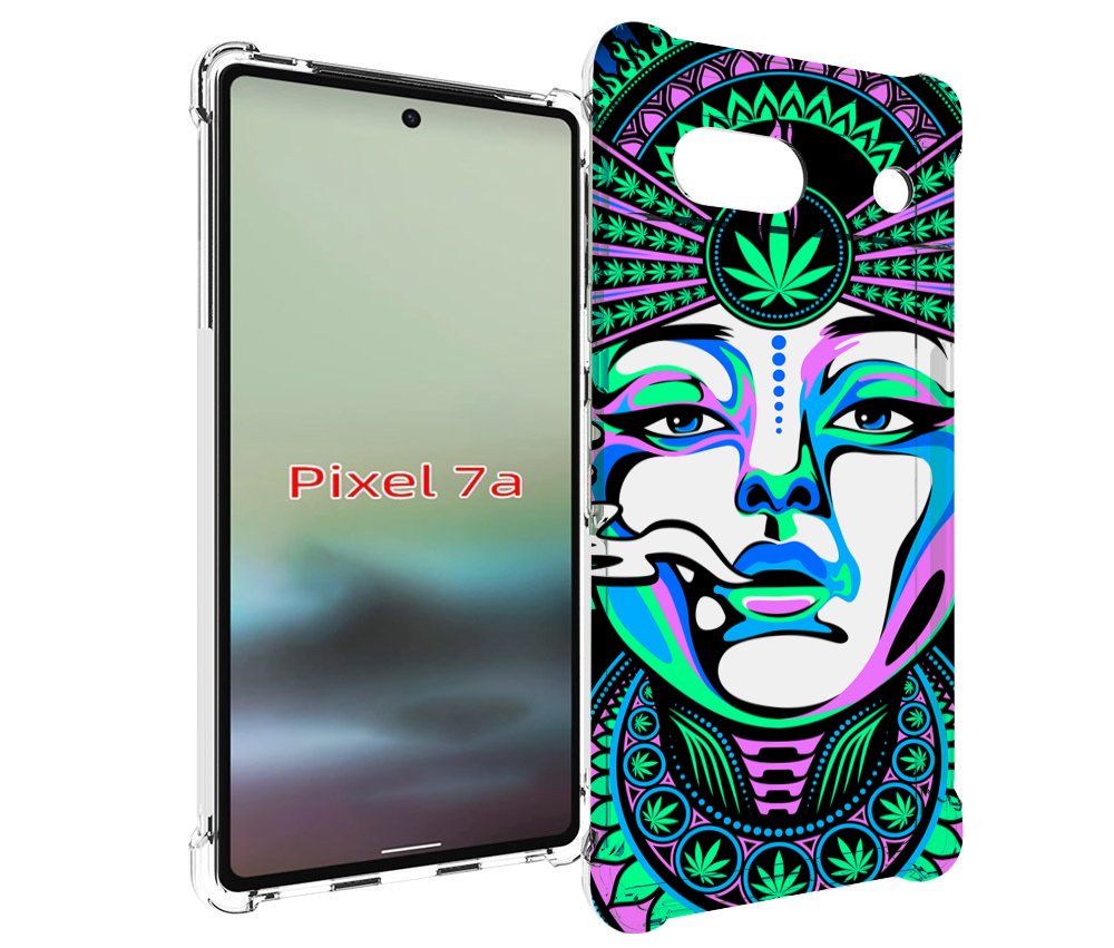 

Чехол MyPads девушка-любит-траву-абстракция для Google Pixel 7A, Tocco