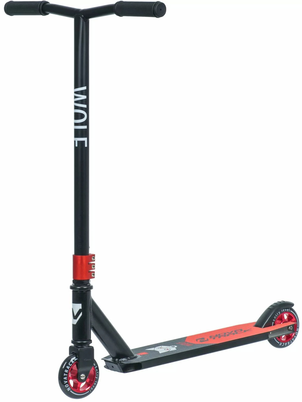 

Novatrack Самокат Novatrack Wolf 100 Alloy EL (2020), Черный;красный, Wolf 100 Alloy EL