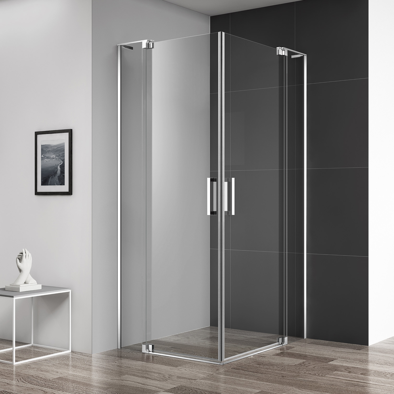 фото Cezares душевой уголок cezares slider ah 2 70/80 90/100 c cr