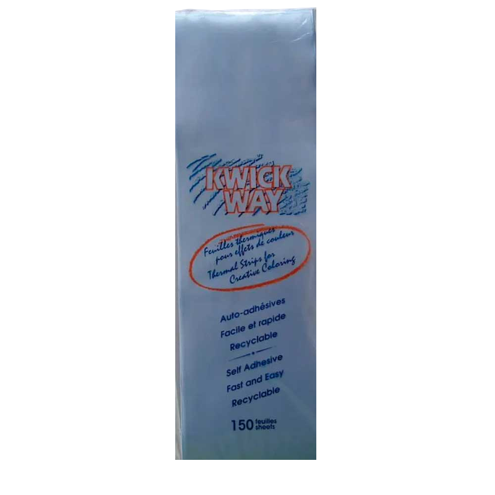 Полоски для окрашивания волос Kwick Way Thermal Stripsn12 inch/30см Blue (36-150-12B) полоски для окрашивания волос kwick way thermal stripsn12 inch 30см blue 36 150 12b