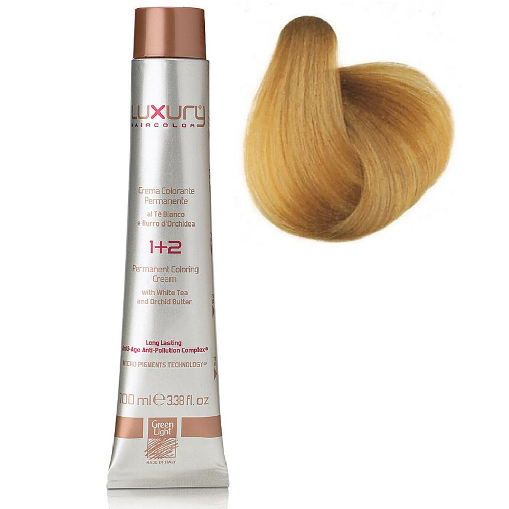 Стойкая крем-краска Luxury Hair Color Platinum Golden Blond 10.3