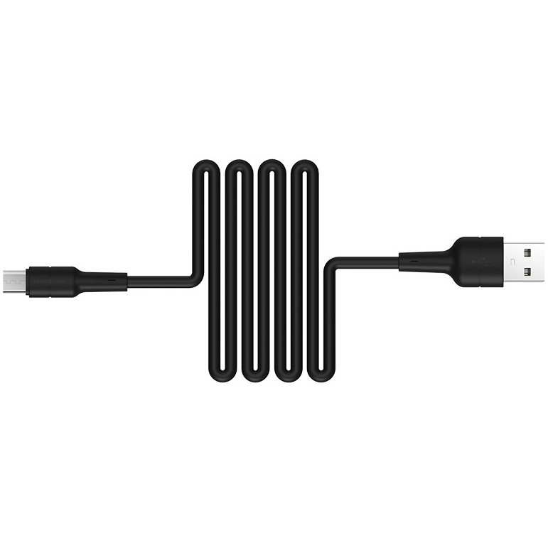 Кабель USB 2.0 A (m) - micro USB 2.0 B (m) 1м Borofone BX30 Silicone - Черный