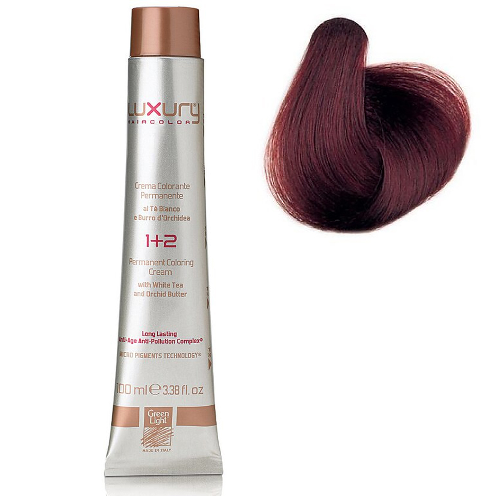 Крем-краска Темный маханговый блондин 6.5 Luxury Hair Color Dark Mahogany Blond 6.5