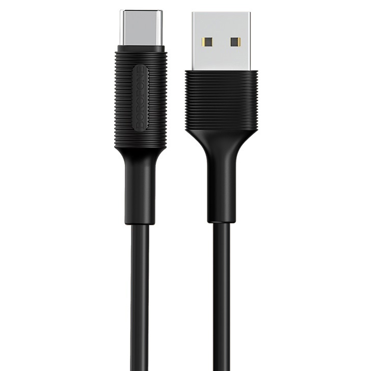 фото Кабель usb 2.0 a (m) - usb type-c (m) 1м borofone bx1 ezsync - черный