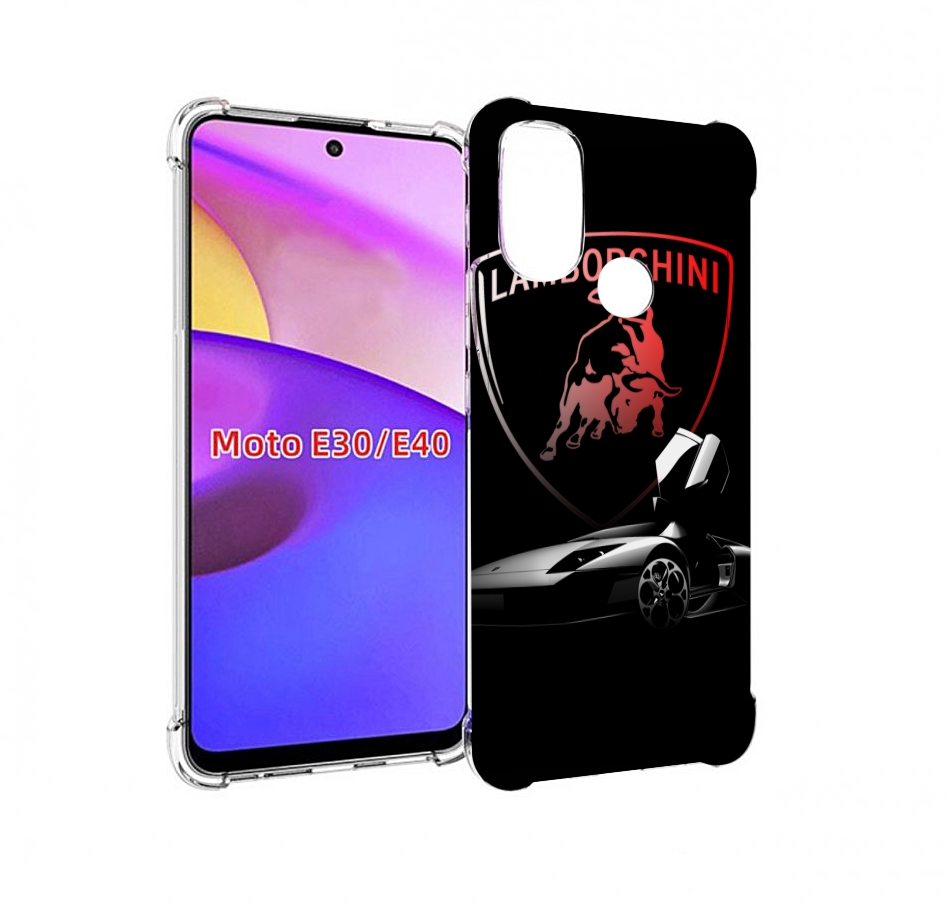 

Чехол бампер MyPads Ламборгини-black мужской для Motorola Moto E, Прозрачный, Tocco