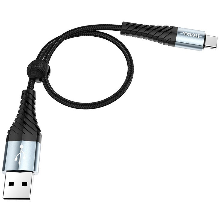 фото Кабель usb 2.0 a (m) - usb type-c (m) 0.25м hoco x38 cool - черный