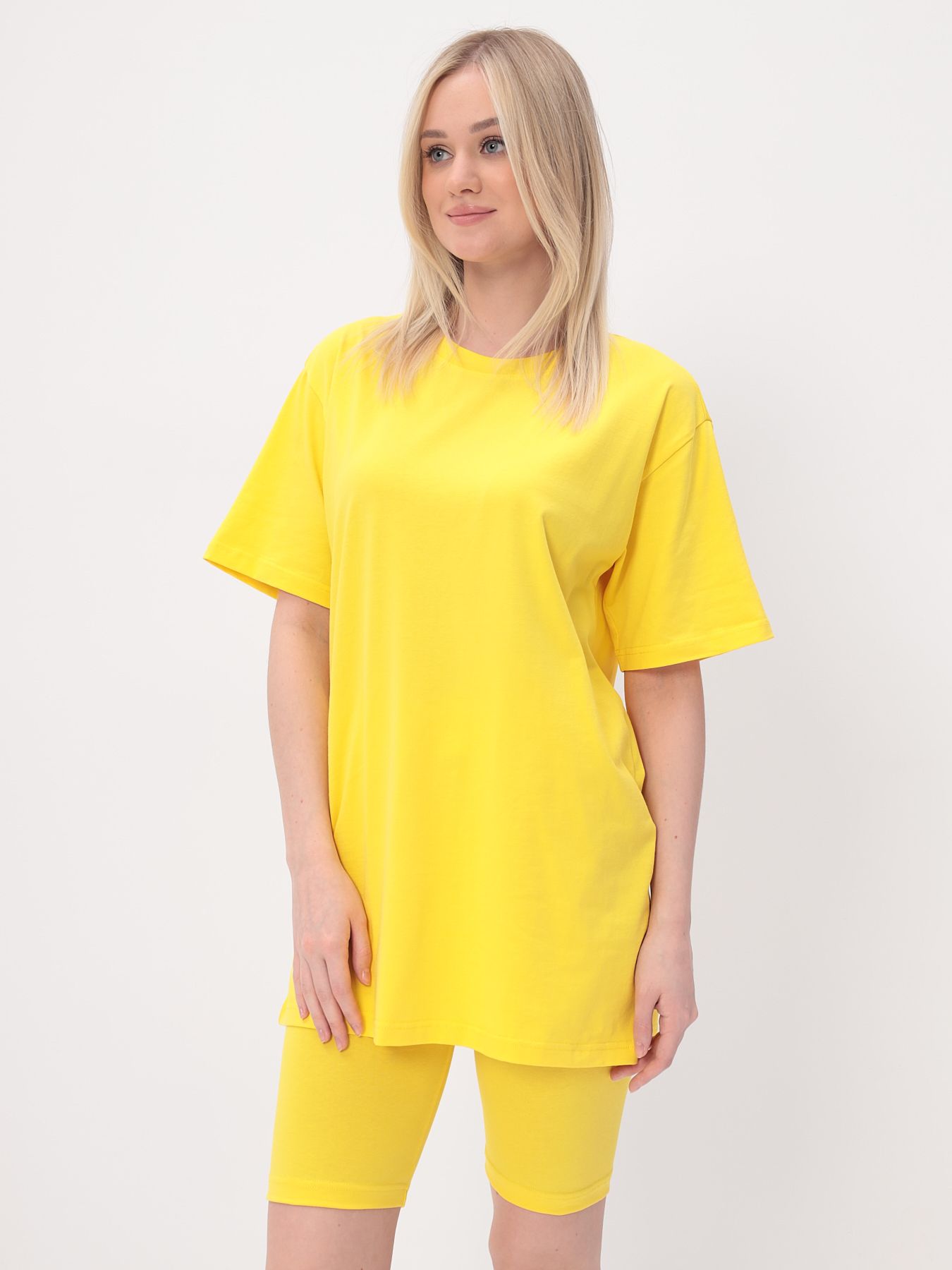 

Футболка женская MOM 1 2152 желтая 2XL, Желтый, 2152