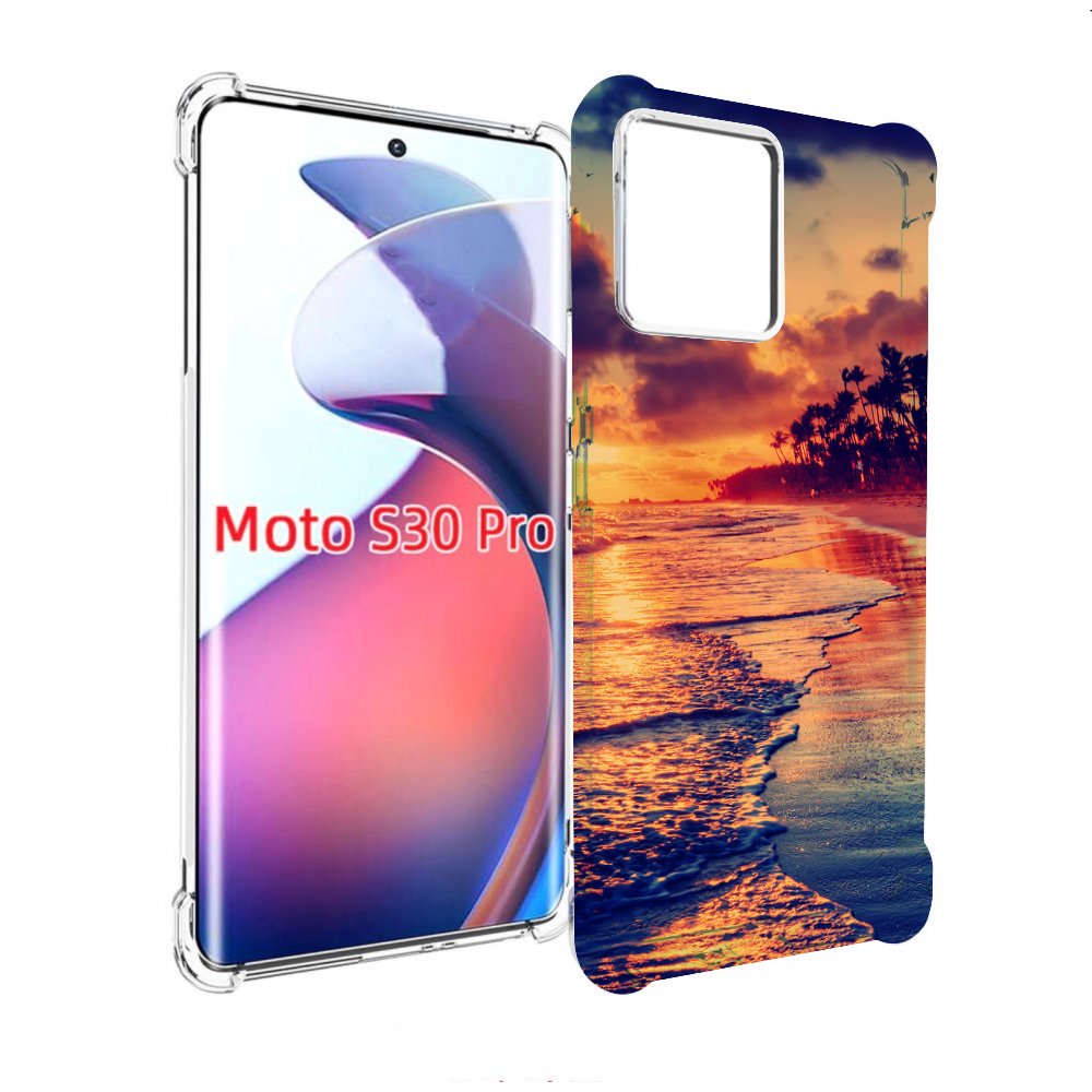 

Чехол MyPads Берег для Motorola Moto S30 Pro, Прозрачный, Tocco