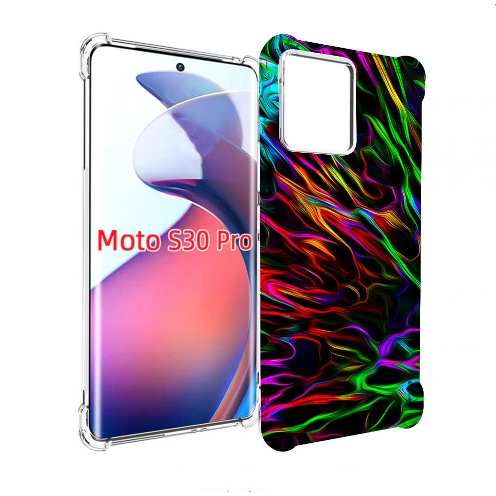 

Чехол MyPads Бензин для Motorola Moto S30 Pro, Прозрачный, Tocco