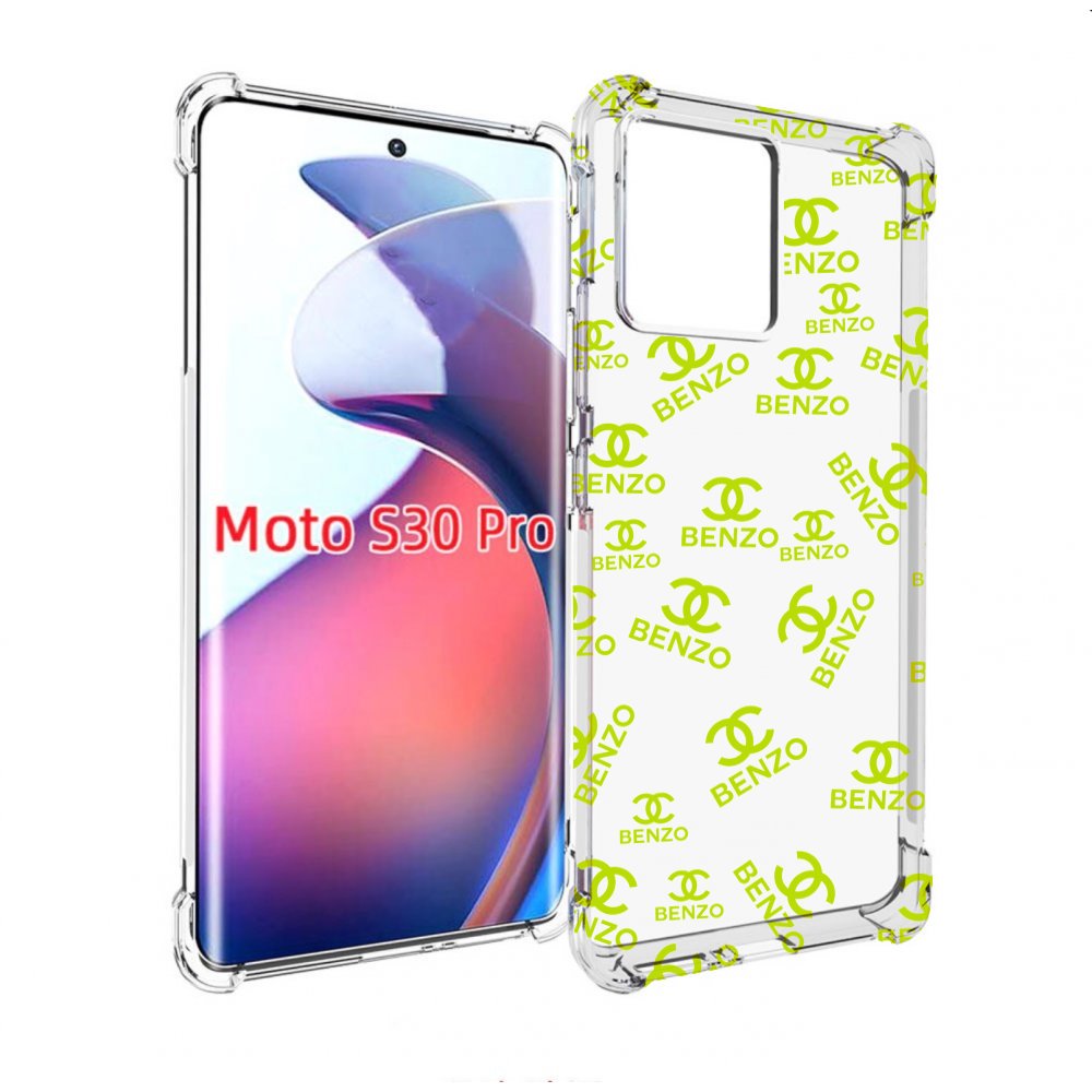 

Чехол MyPads Белый-Бензо для Motorola Moto S30 Pro, Прозрачный, Tocco