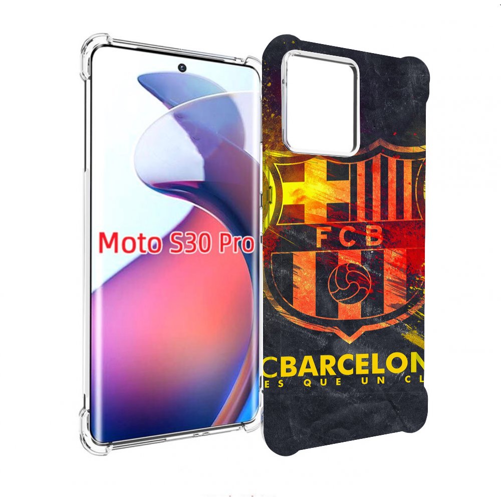 

Чехол MyPads Барселона мужской для Motorola Moto S30 Pro, Прозрачный, Tocco