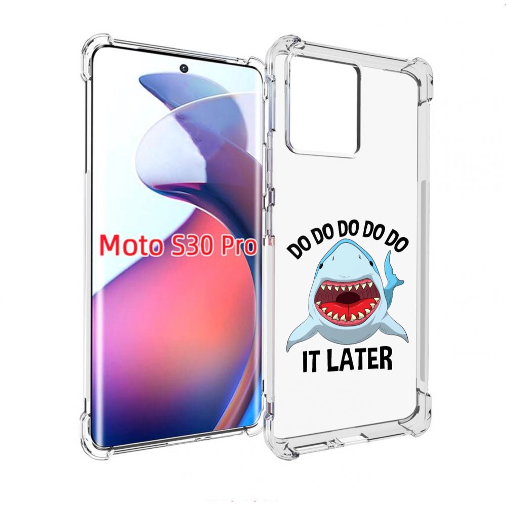 

Чехол MyPads Акула для Motorola Moto S30 Pro, Прозрачный, Tocco