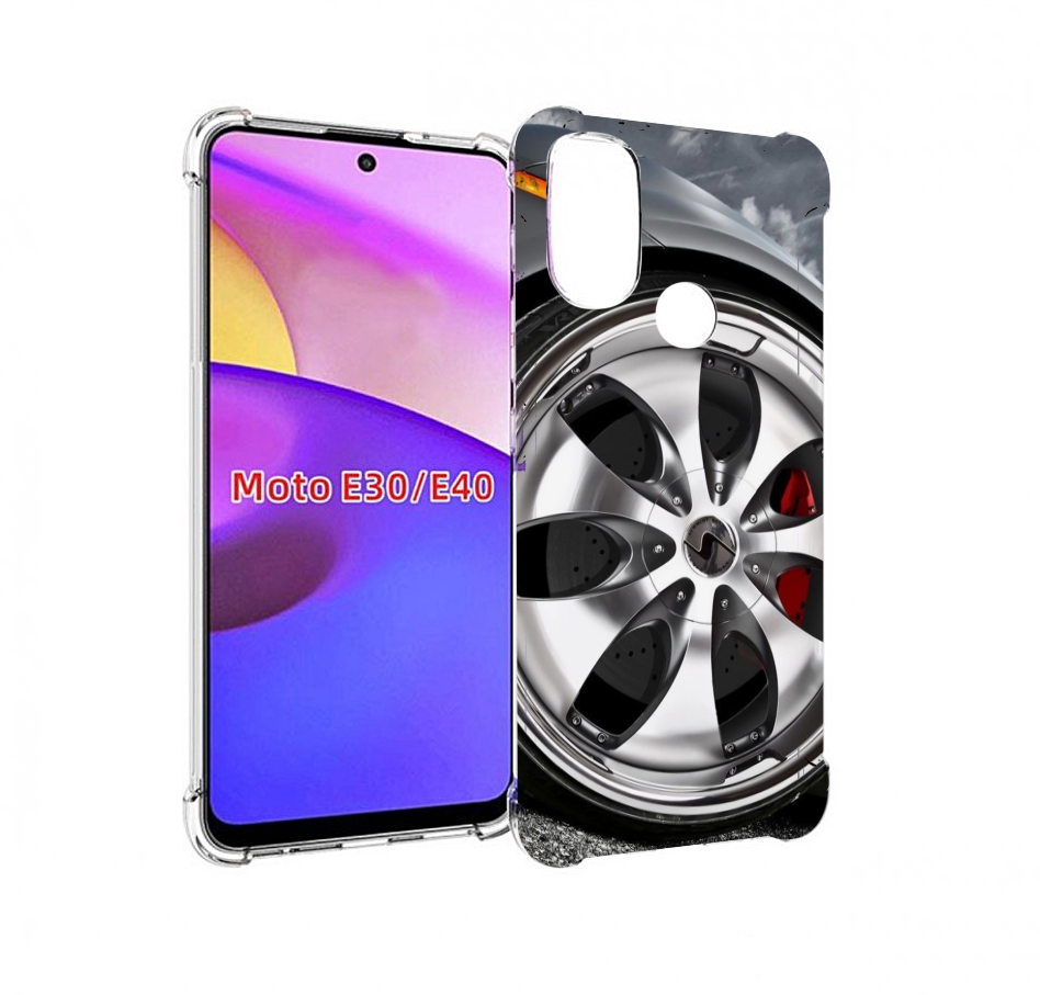 

Чехол бампер MyPads Колесо мужской для Motorola Moto E30., Прозрачный, Tocco