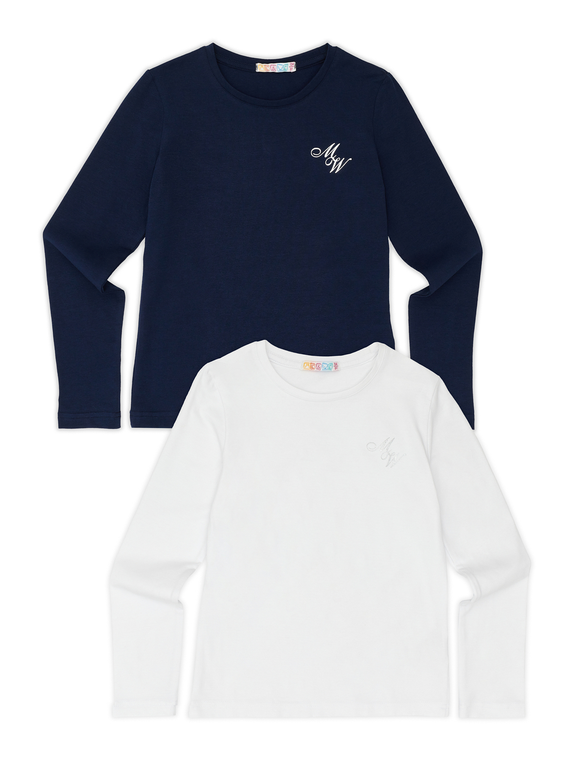 

Лонгслив детский Me&We JG223-J701-926, синий; белый, размер 122, JG223-J701-926