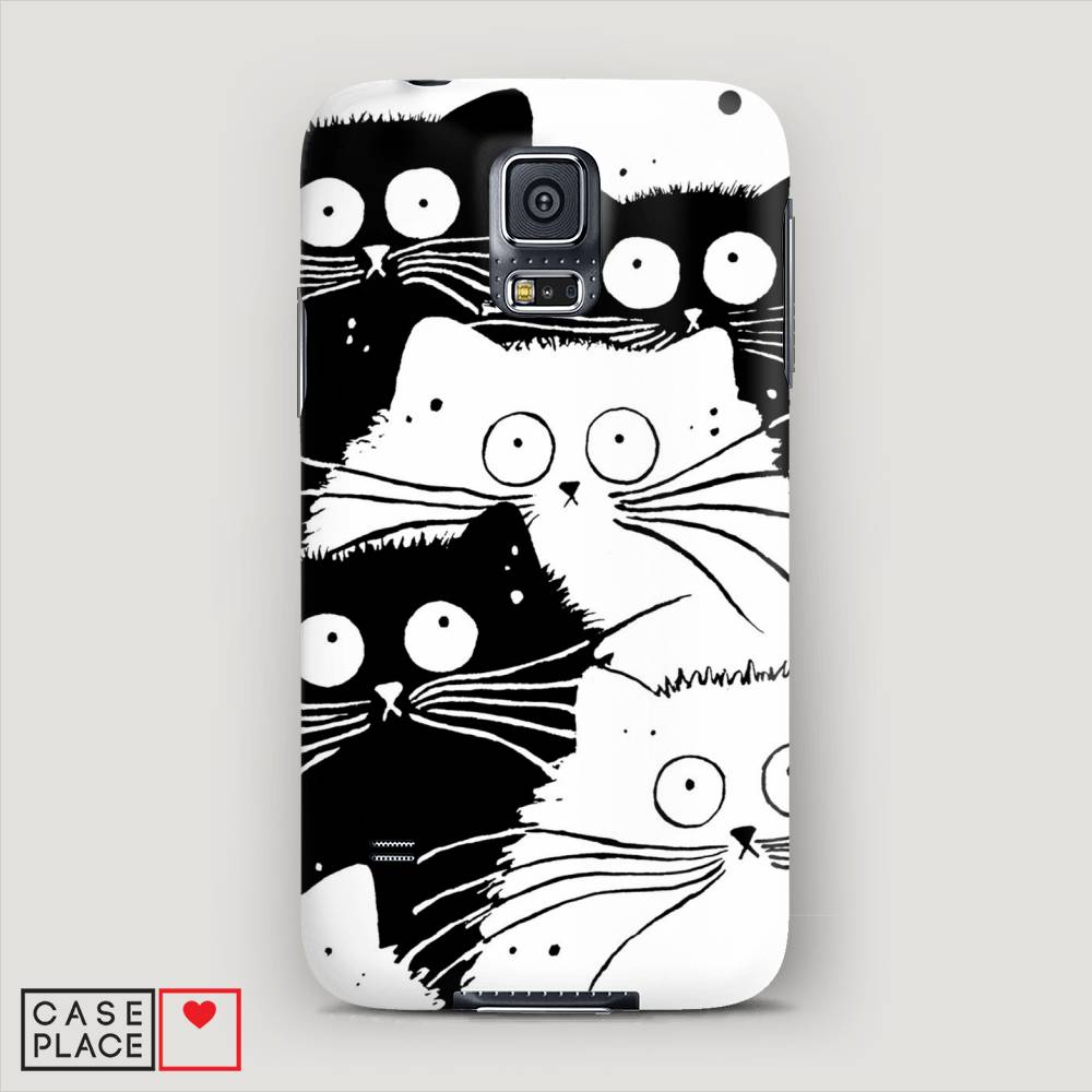 

Чехол Awog "Коты черно-белые" для Samsung Galaxy S5 mini, 24220-1