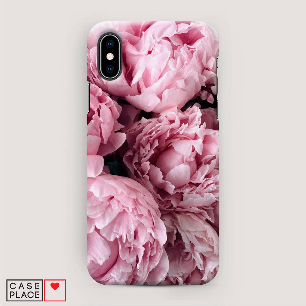 

Пластиковый чехол "Нежные пионы" на Apple iPhone X (10), 11020-6
