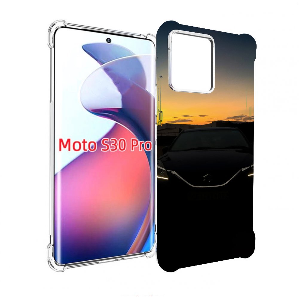 

Чехол MyPads suzuki 2 сузуки мужской для Motorola Moto S30 Pro, Прозрачный, Tocco