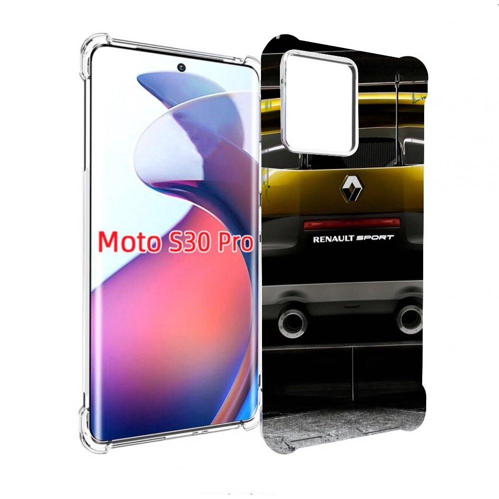 

Чехол MyPads renault-рено-3 мужской для Motorola Moto S30 Pro, Прозрачный, Tocco