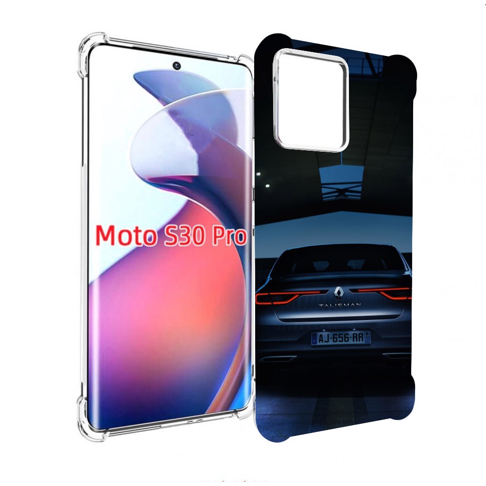 

Чехол MyPads renault рено 1 для Motorola Moto S30 Pro, Прозрачный, Tocco