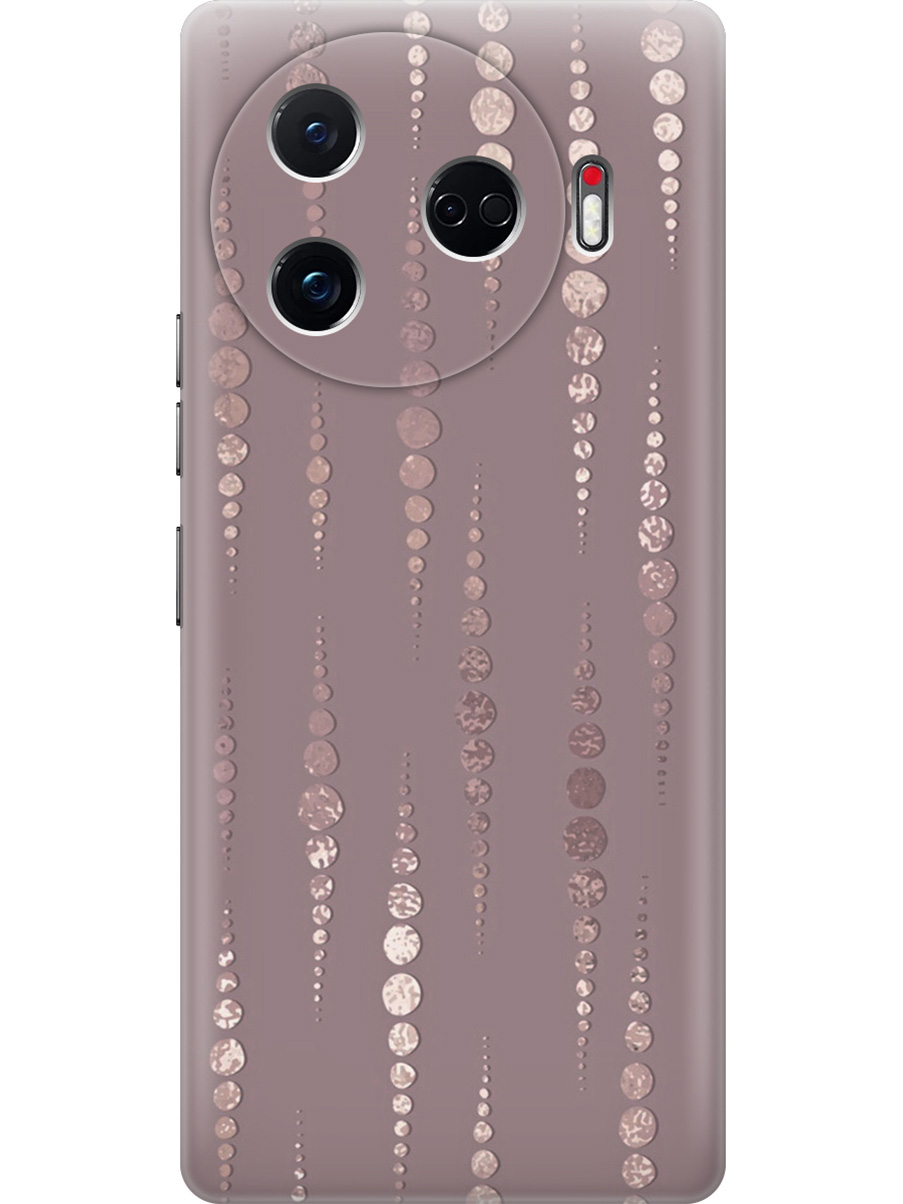 

Силиконовый чехол на Tecno Camon 30 Pro 5g с принтом "Монеты в розовых песках", Прозрачный;белый;розовый, 782633631