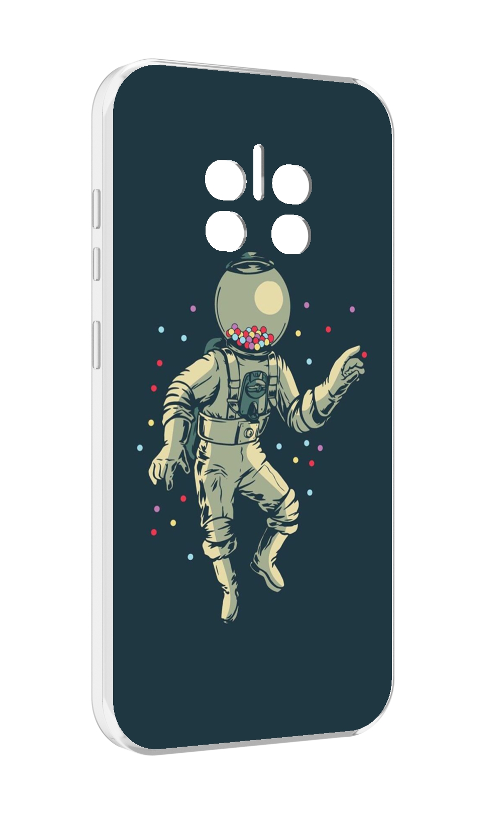 

Чехол MyPads Космонавт для Doogee V11, Прозрачный, Tocco