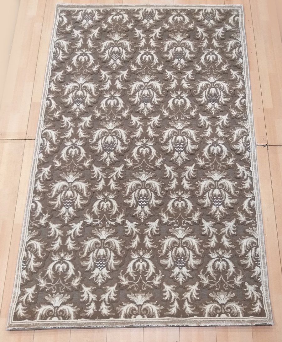 фото Ковер pegas 4198f прямой с.коричневый 150x300 sofia rugs