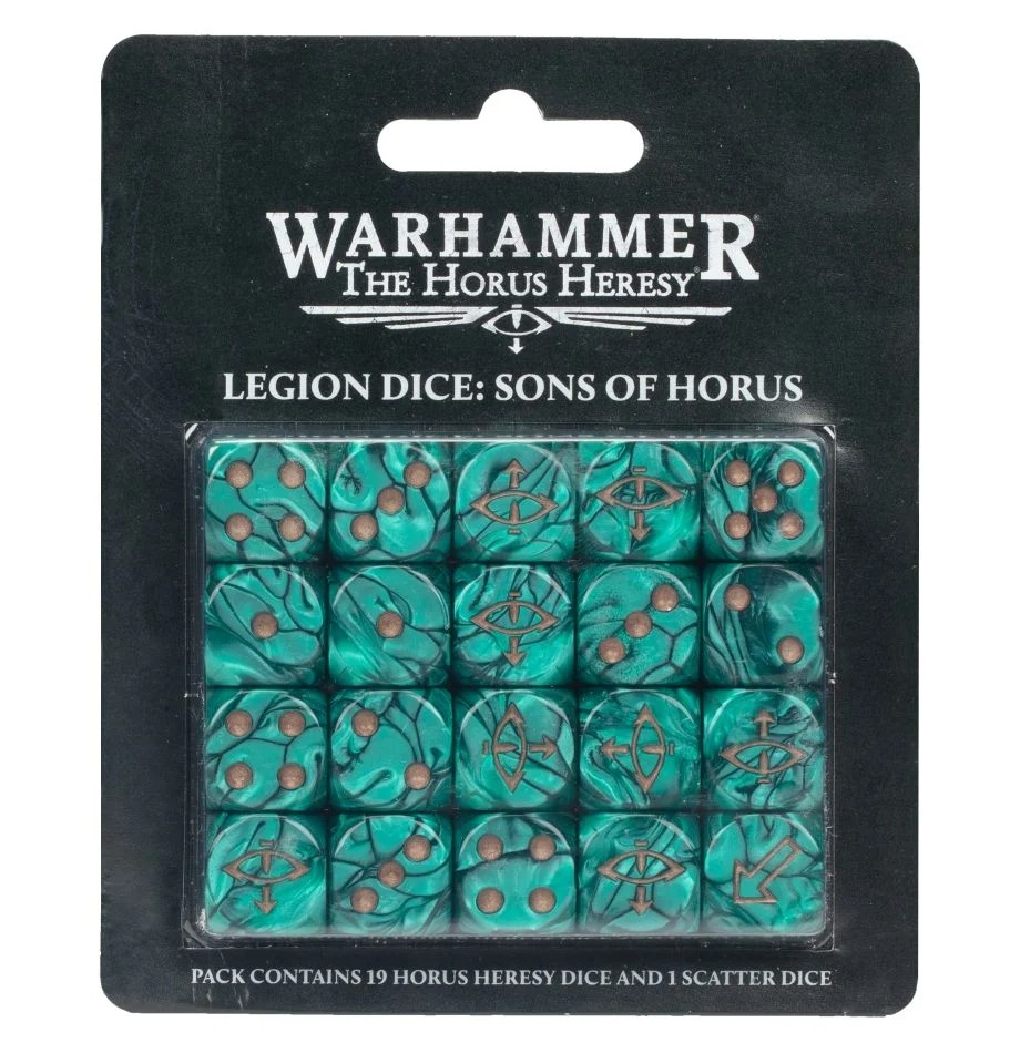 

Набор кубиков для игры Games Workshop Warhammer Legion Dice Sons of Horus 31-53