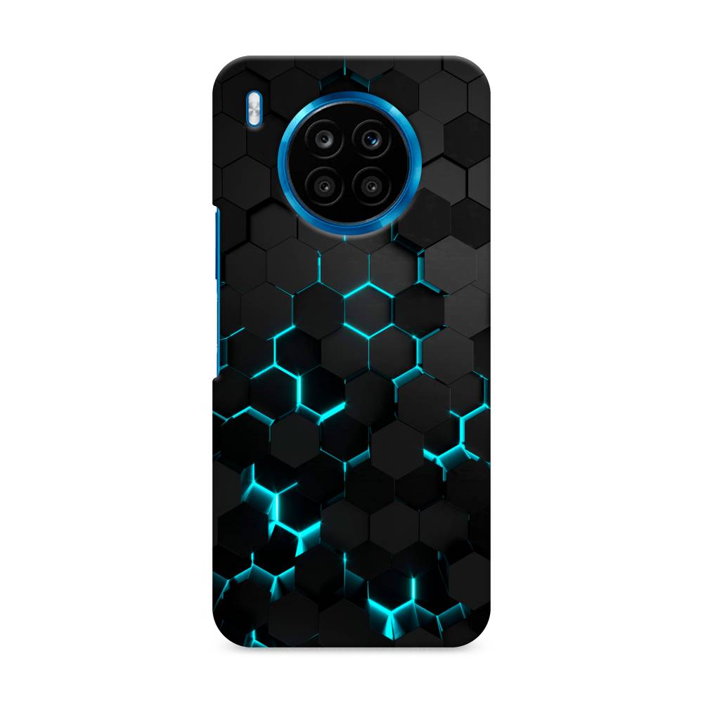 

Чехол Awog "Соты бирюзовые" для Honor 50 Lite, 6106420-2