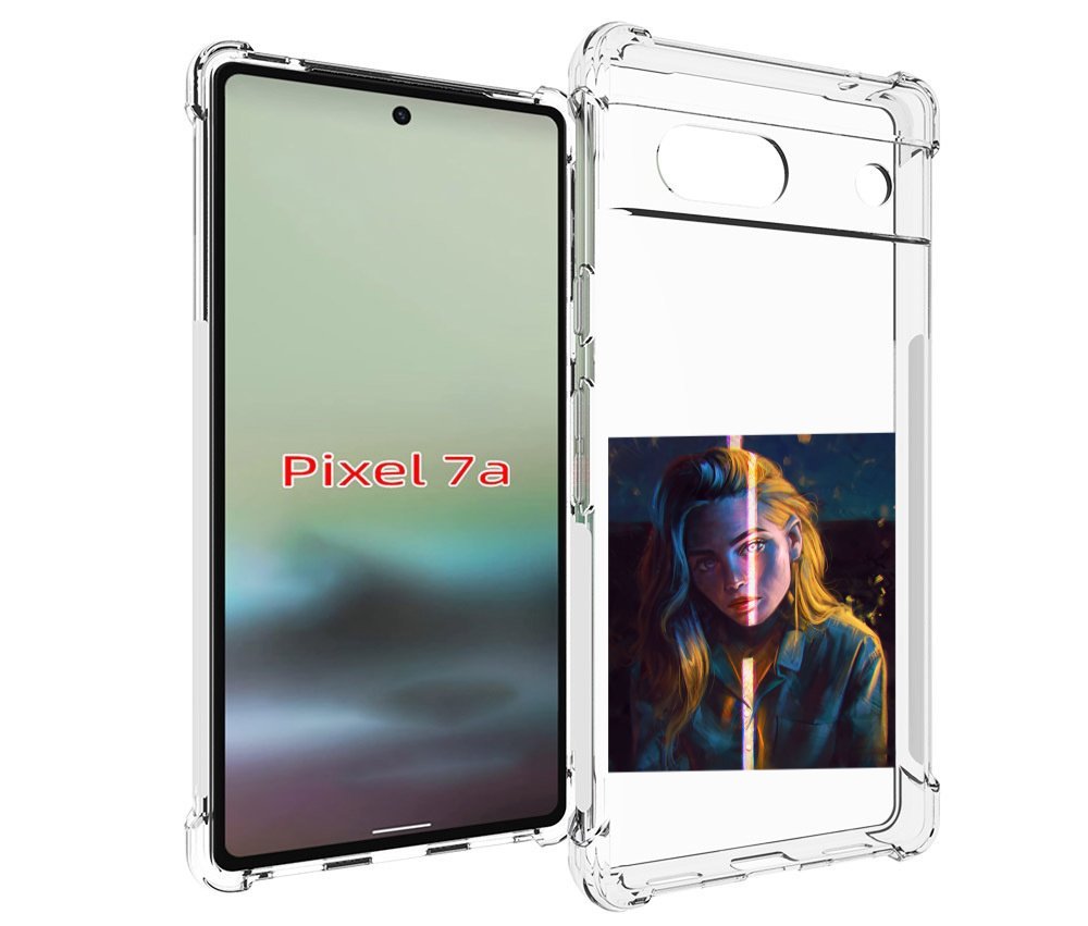 

Чехол MyPads девушка-в-тени для Google Pixel 7A, Tocco