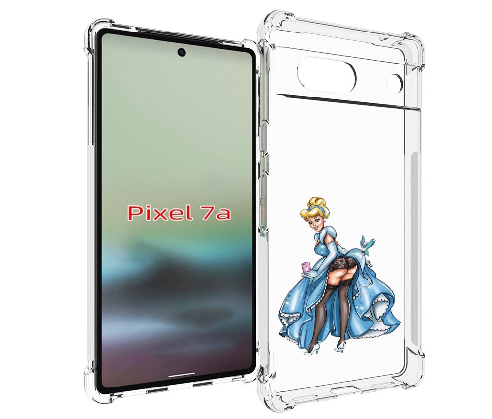 

Чехол MyPads девушка-в-платье-красивая женский для Google Pixel 7A, Tocco