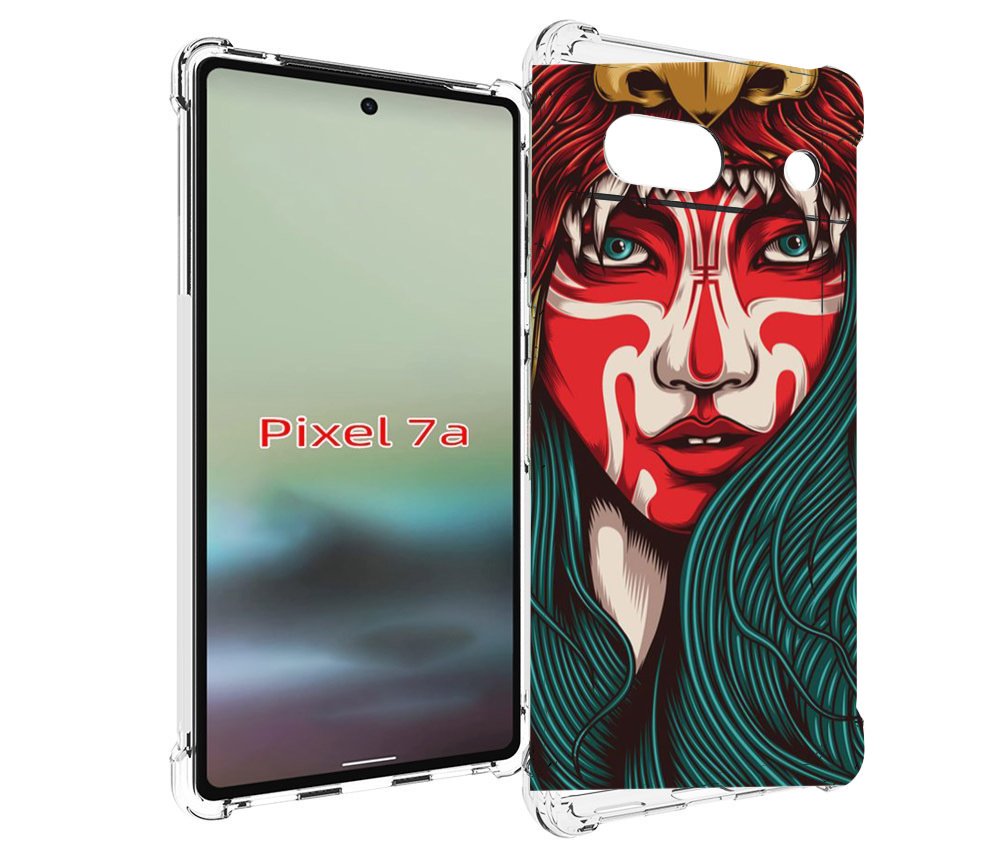 

Чехол MyPads девушка-в-маскировке для Google Pixel 7A, Tocco