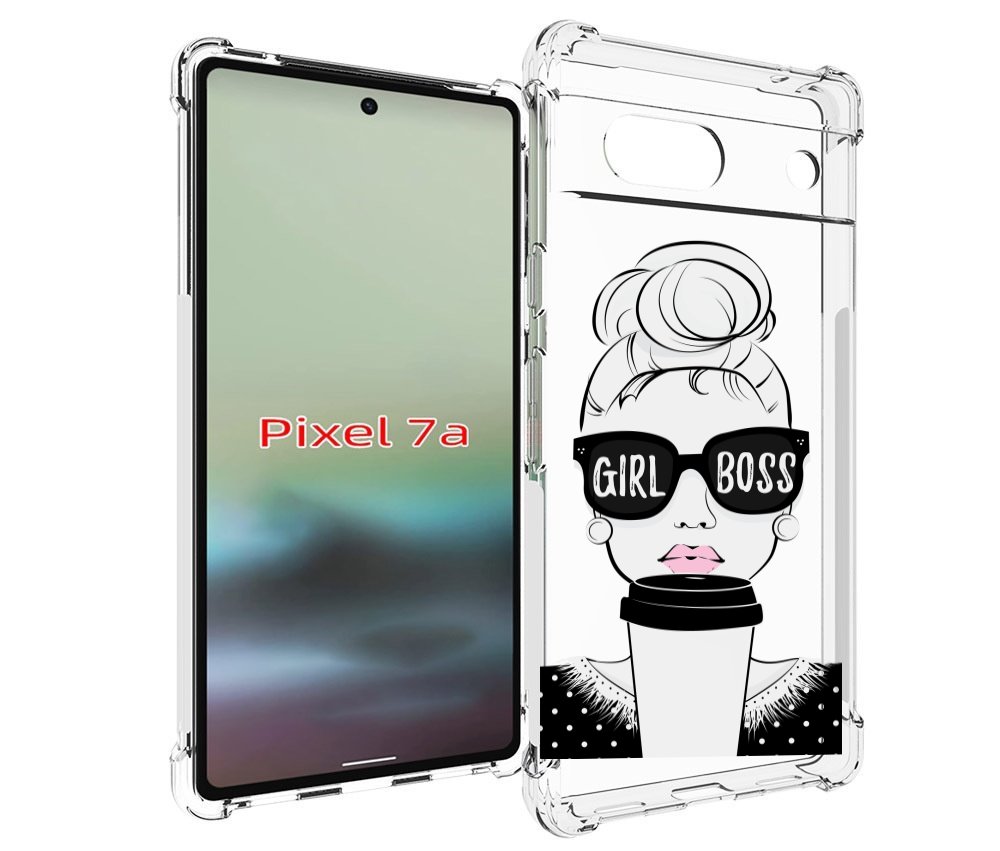 

Чехол MyPads девушка-босс женский для Google Pixel 7A, Tocco