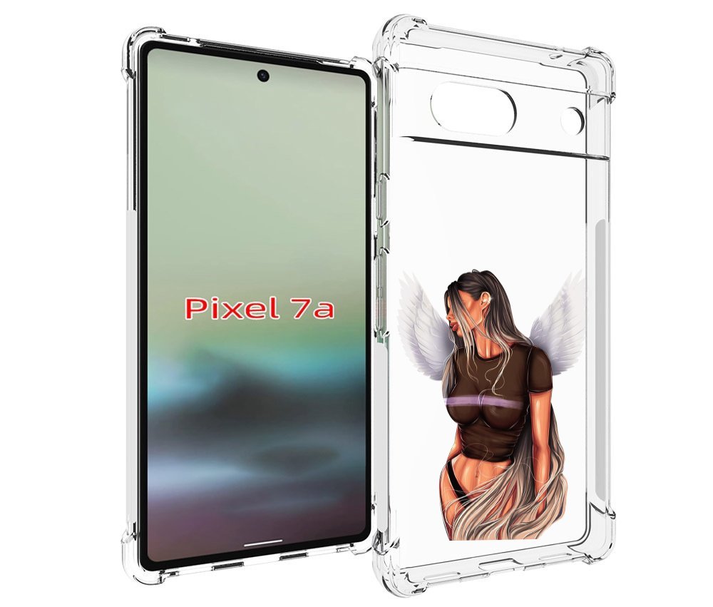 

Чехол MyPads девушка-ангел-с-крыльями женский для Google Pixel 7A, Tocco