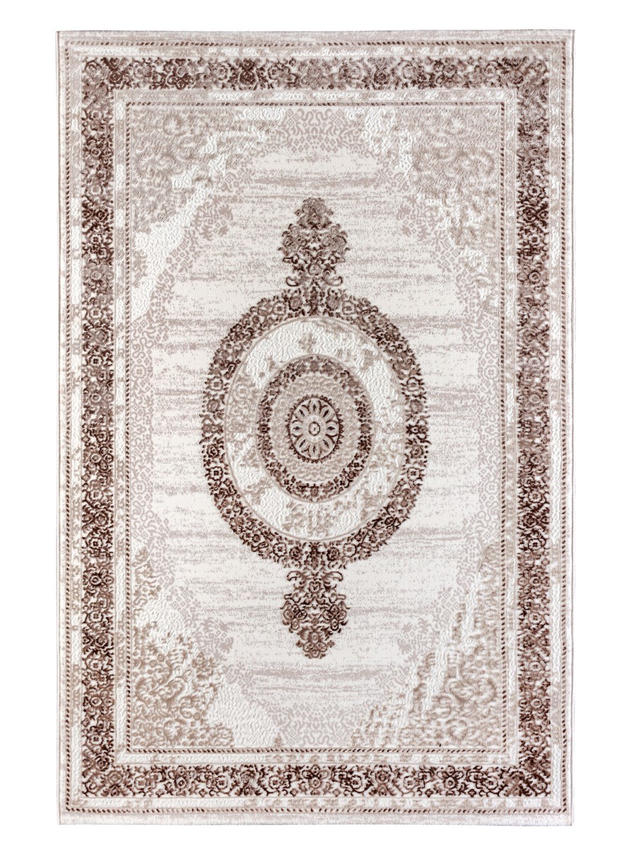 фото Ковер nova 4346b прямой т.бежевый/кремовый 80x150 sofia rugs