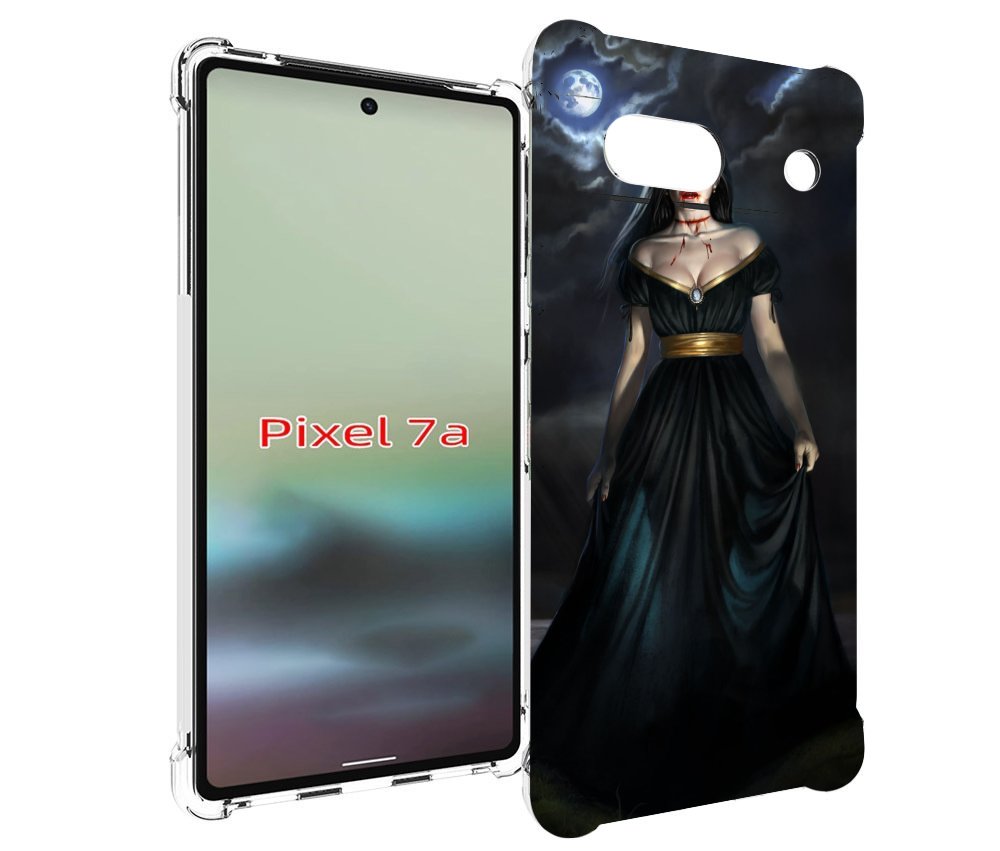 

Чехол MyPads девушка с порезом на горле женский для Google Pixel 7A, Tocco
