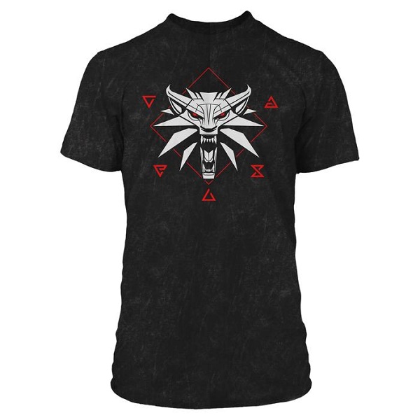 фото Футболка the witcher 3 wolf signs premium mineral washed black m jinx