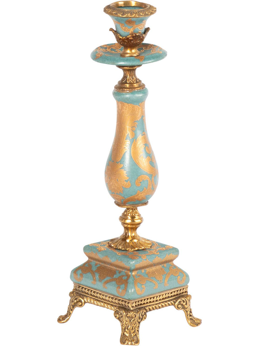 

Подсвечник Glasar Гласар-Подсвечники1-22 31G2271-E648HC-NB4199]GLSR, Голубой;золотистый, Гласар-Подсвечники1-22