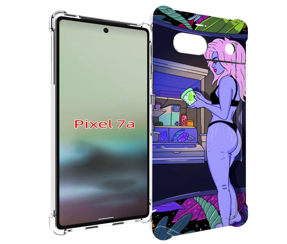 

Чехол MyPads девушка любит покушать женский для Google Pixel 7A, Tocco
