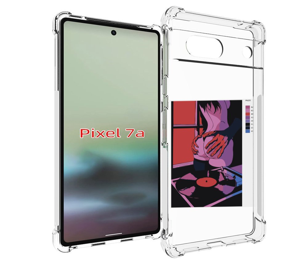 

Чехол MyPads девушка красивая сзади женский для Google Pixel 7A, Tocco