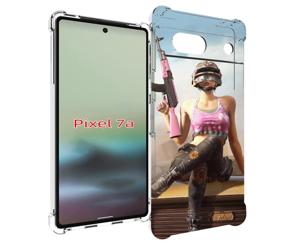 

Чехол MyPads девушка из PUBG для Google Pixel 7A, Tocco