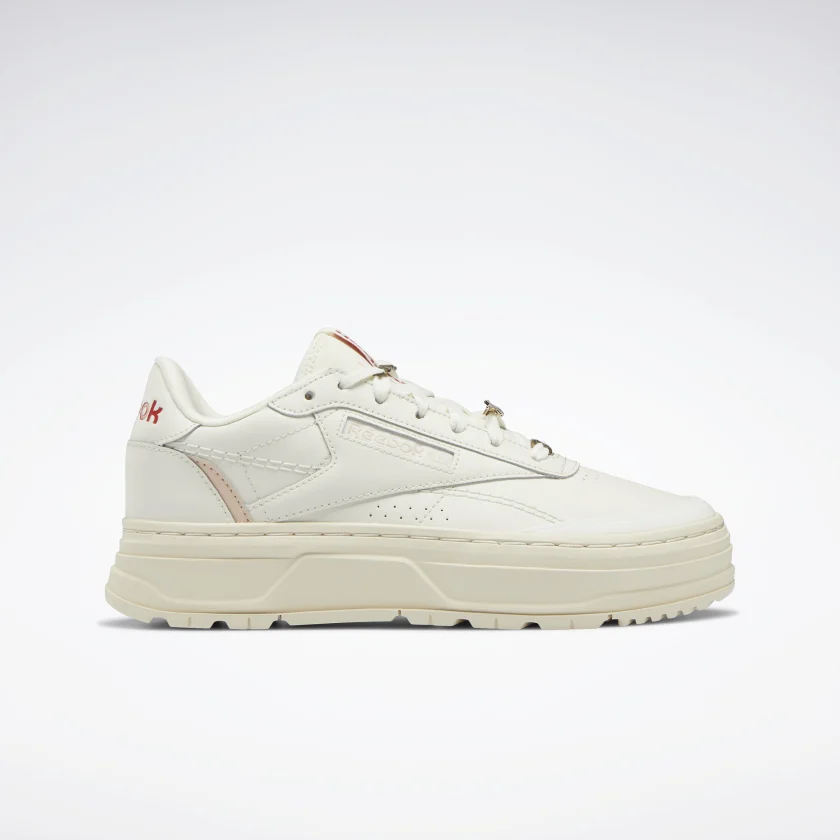 

Кеды женские Reebok Club C Double Geo бежевые 10 US, Club C Double Geo