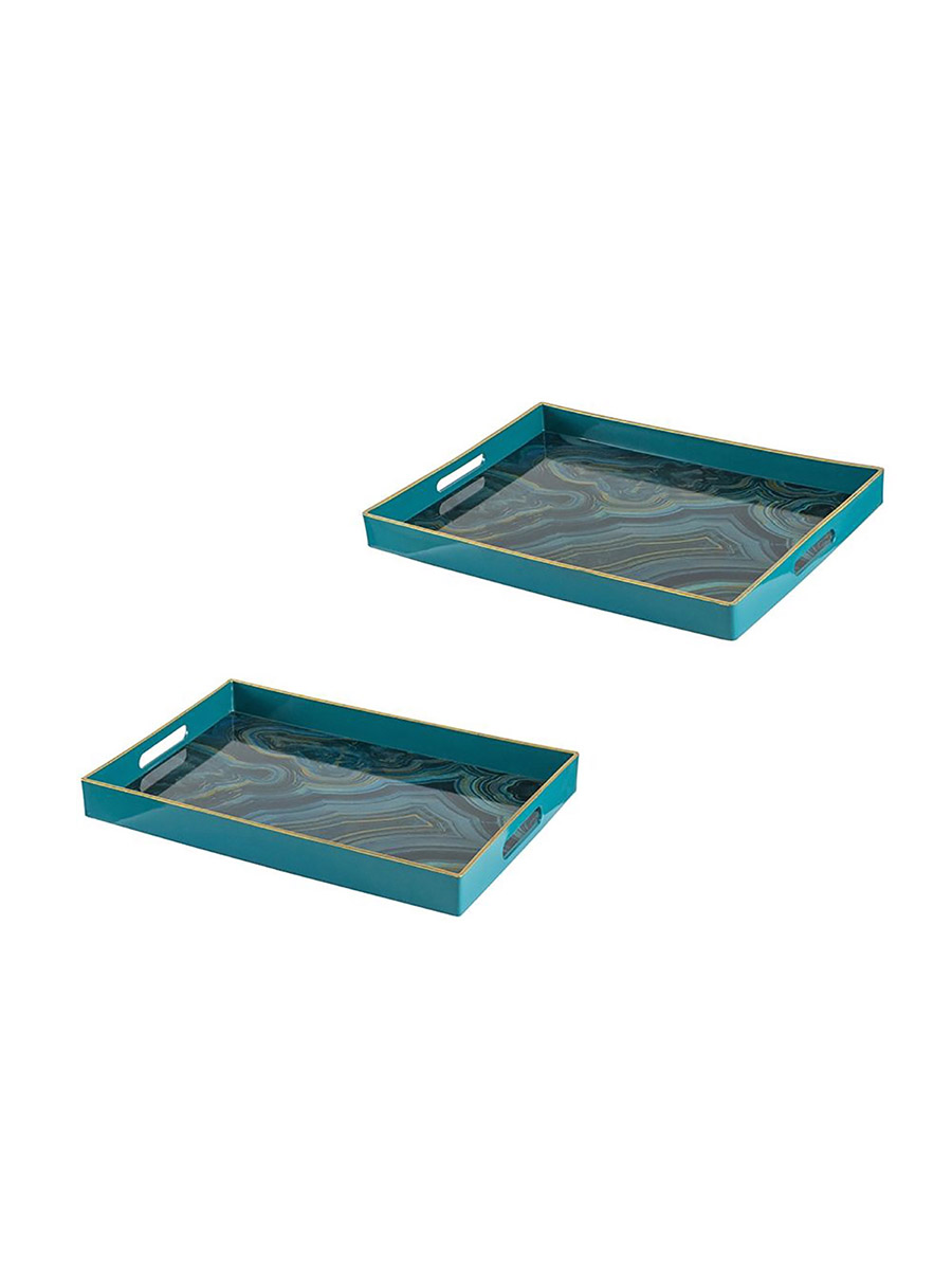

Поднос Glasar Гласар-Подносы1-30 DF43576-BLUE-DS]GLSR 2 шт, Гласар-Подносы1-30