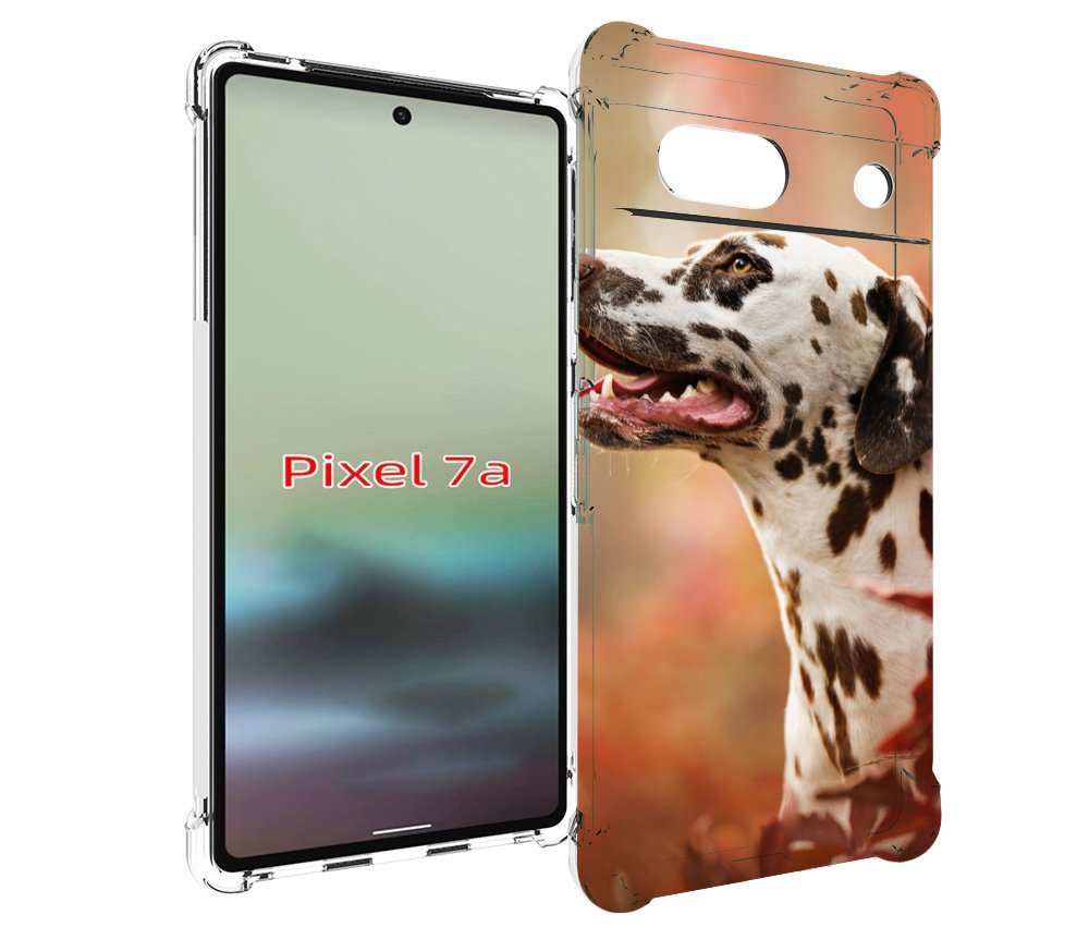 

Чехол MyPads далматин для Google Pixel 7A, Tocco