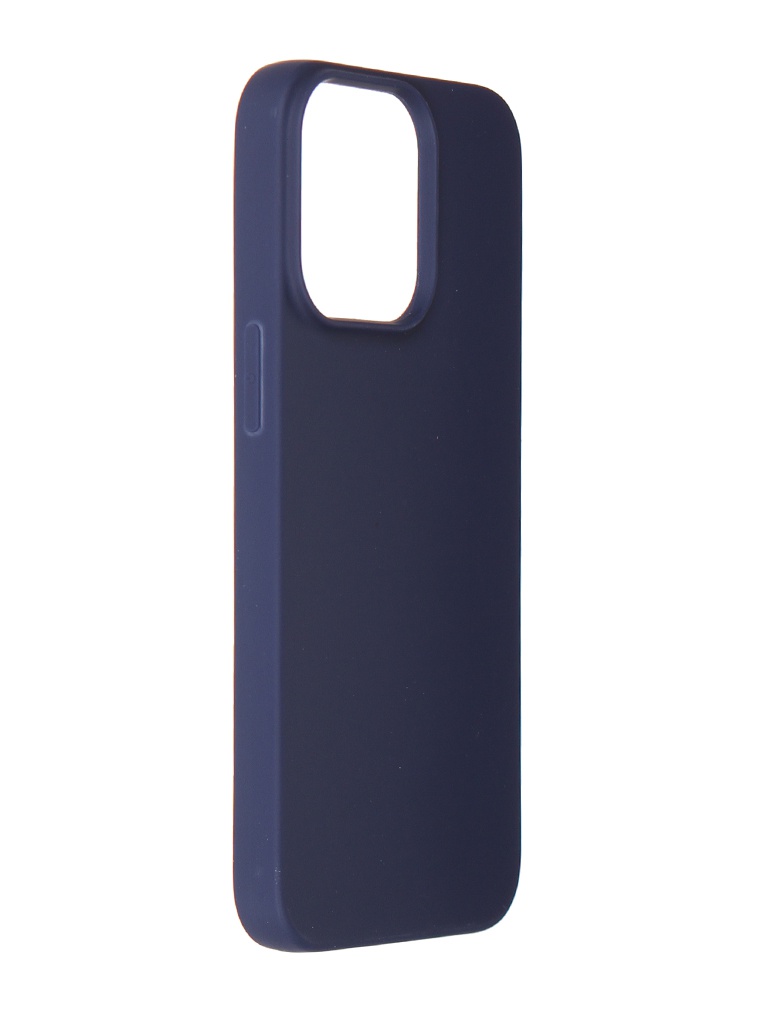 фото Чехол alwio для apple iphone 13 pro silicone soft touch dark blue asti13pbl