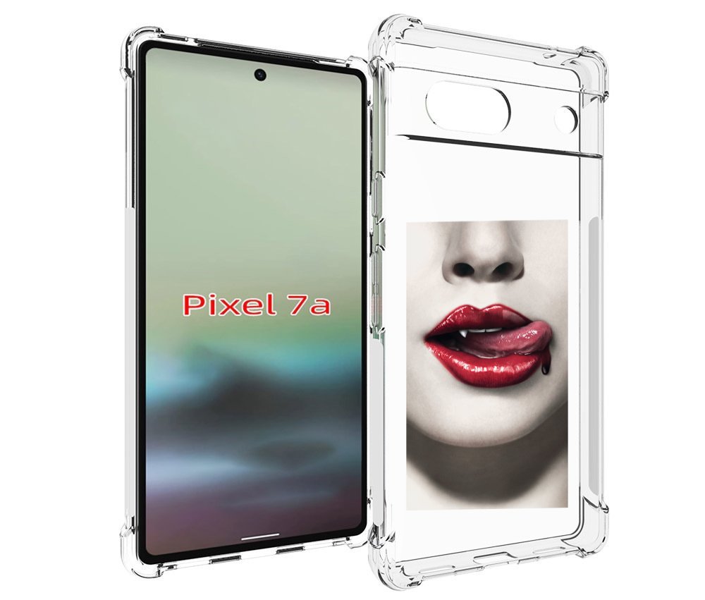 

Чехол MyPads губы-вампирши для Google Pixel 7A, Tocco