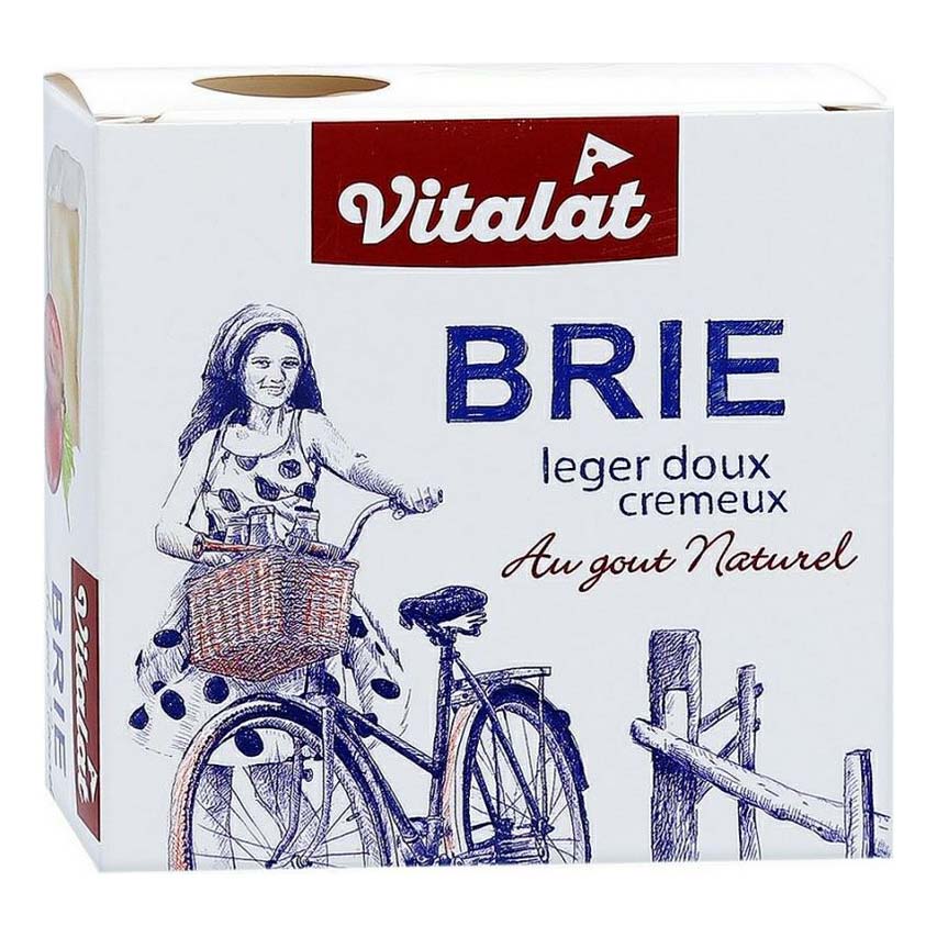 

Сыр мягкий Vitalat с белой плесенью Бри 60% бзмж 150 г